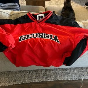 Vintage unisex GSU Georgia Bulldogs lined pullover